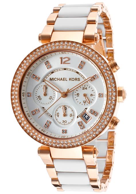 ladies michael kors parker chronograph watch mk5774|More.